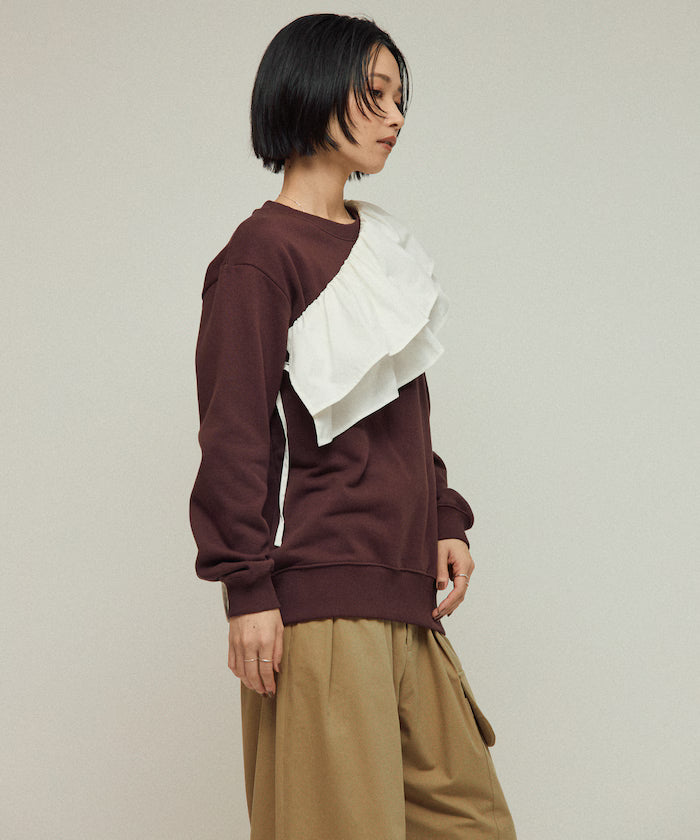Organic Cotton Multiway Color Sweat / Back毛 Sweat / Set Item