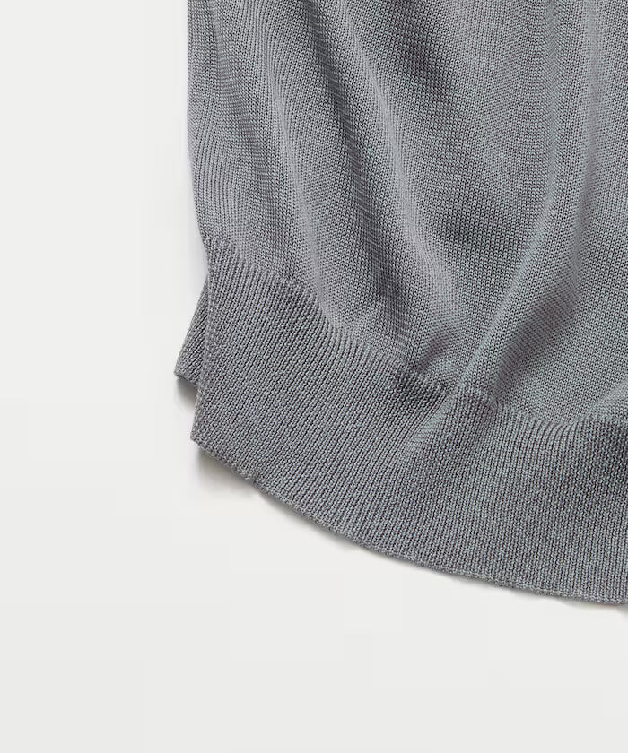 Limited Edition Relaxed Fit Color Block Henley Neck Knit