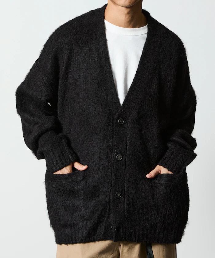 Relax Fit Shaggy Knit Loose Cardigan 【Limited Edition】