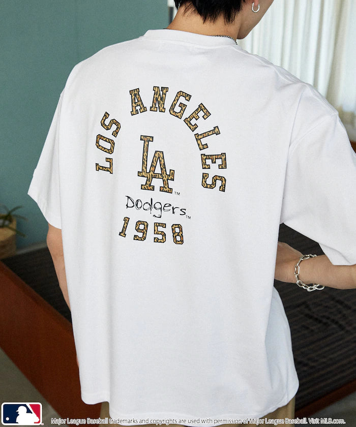 Limited Edition MLB Leopard Print Logo T-Shirt