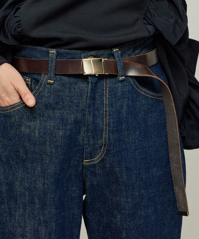 Leather Gacha Belt / Cowhide / Italian Leather