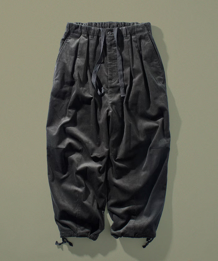 Wide Silhouette Corduroy Military Circus Pants / Snow Pants 【Limited Edition】