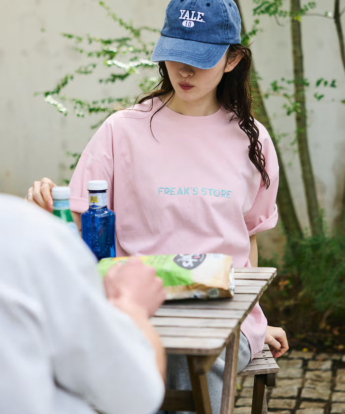 Relaxed Fit Embroidered Logo Crew Neck T-Shirt 【Limited Edition】