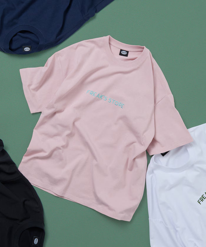 Relaxed Fit Embroidered Logo Crew Neck T-Shirt 【Limited Edition】
