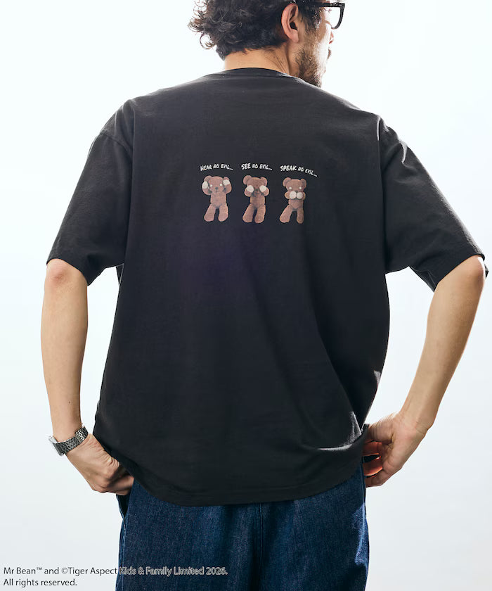 Mr. Bean Teddy Tee / Teddy Design Crew Neck T-Shirt