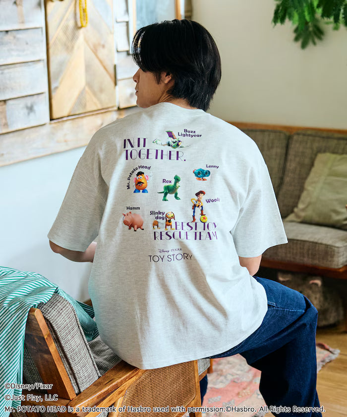 [TOY STORY] Exclusive Back Print Crew Neck T-Shirt / RANDOM [Limited Edition]