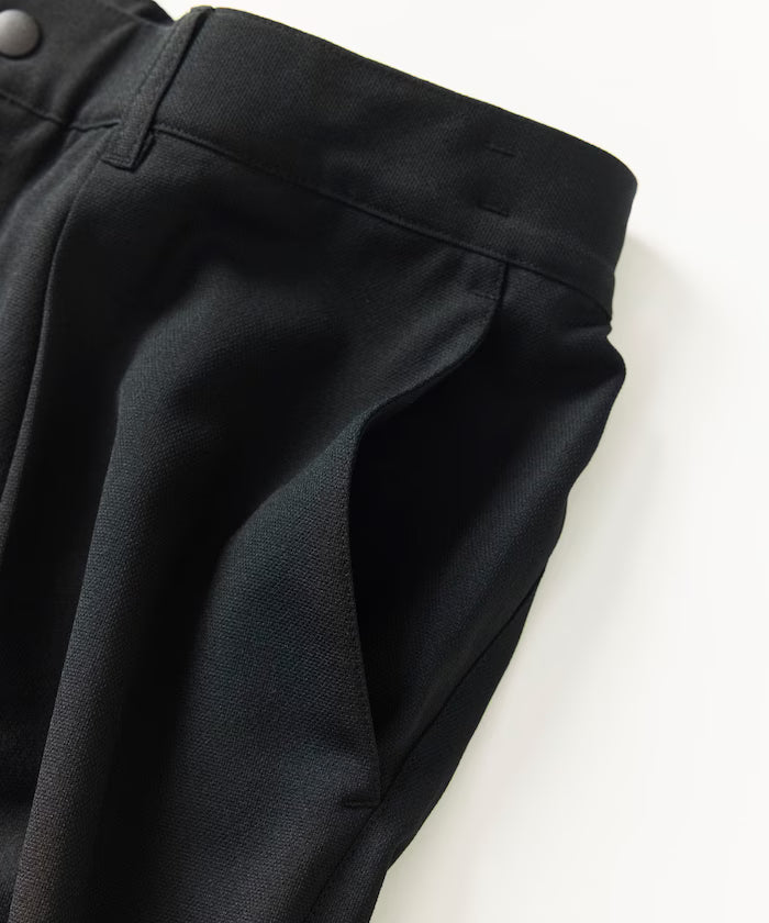 [New Color Added] Quick-Drying Material Relaxed Fit Curved Silhouette Over Pants Linen-Style Home Care