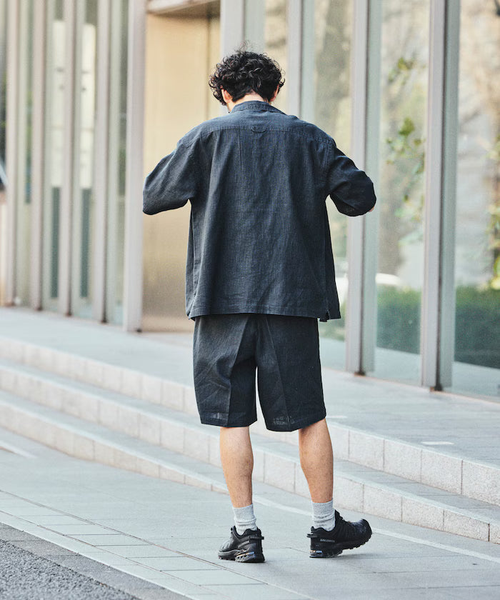 LINEN COTTON EASY SHORT PANTS