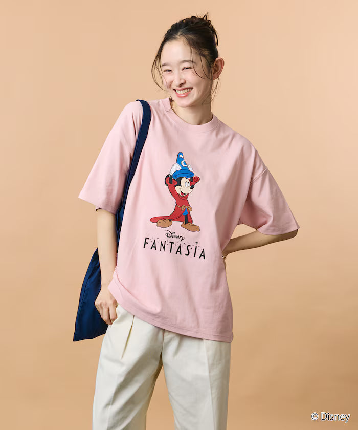 DISNEY/Mickey Mouse 'Fantasia'/Crew Neck Print T-Shirt 【Limited Edition】