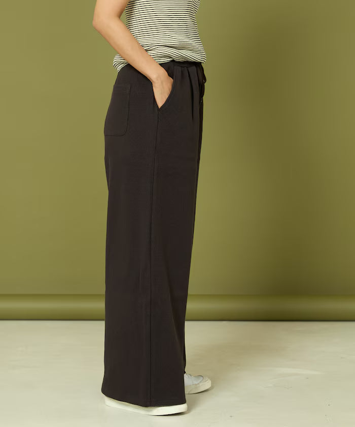 Thermal Wide Pants 'Plain'