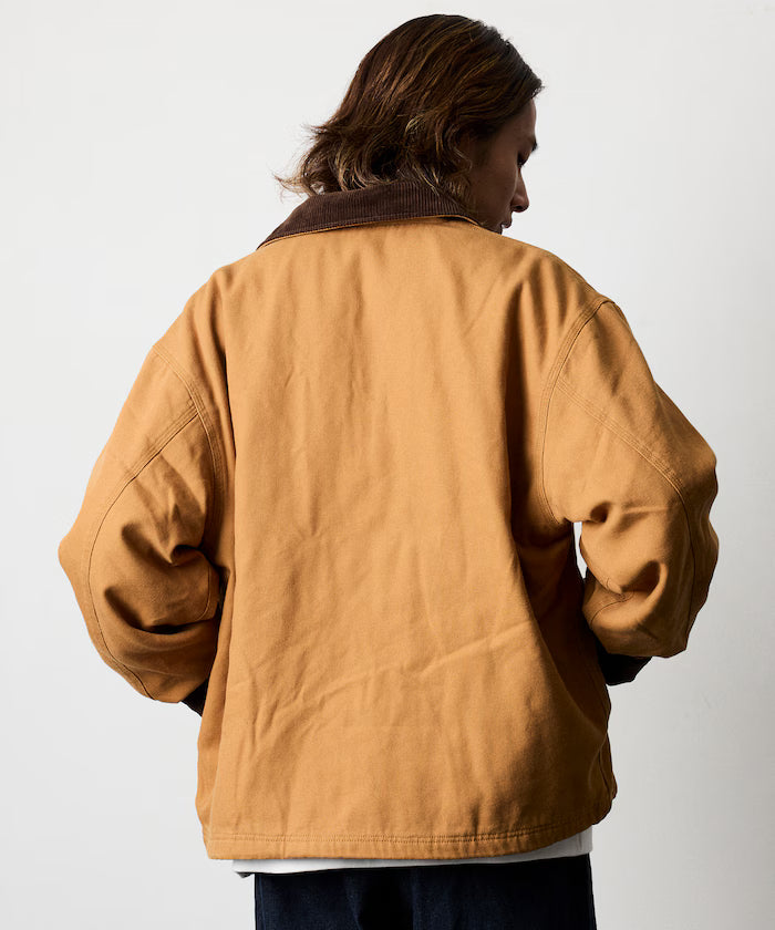 Big Silhouette Corduroy Switch Duck Blouson [Limited Edition]