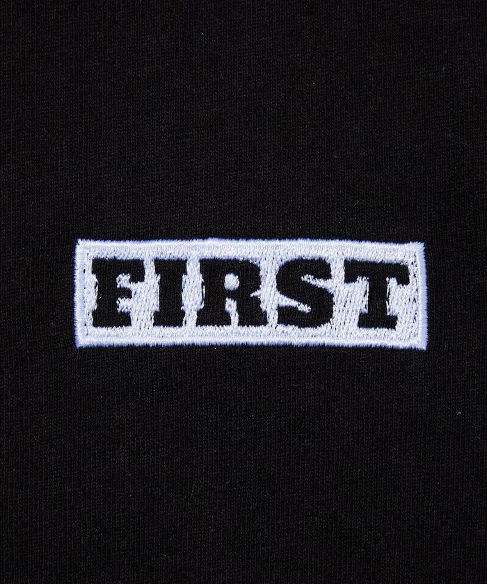 6oz Front Logo Embroidery Crew Neck T-Shirt / Back Print T-Shirt PRINT LEFT CHEST EMBROIDERY BOX FIRST