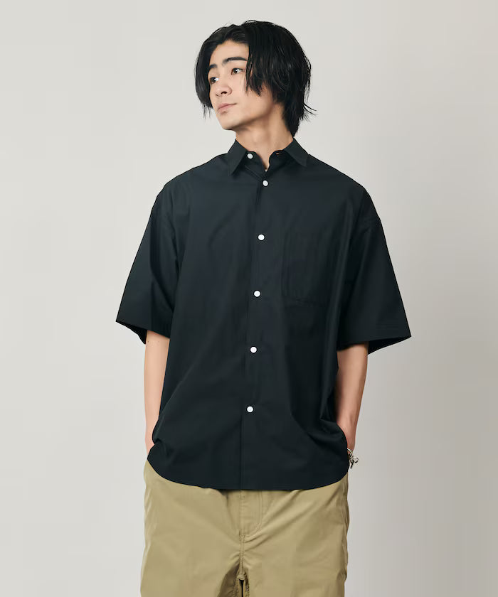 Relax Fit Relaxed Fit Short Sleeve Regular Collar Shirt [Limited Edition]