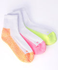 Sinker Sole Color Quarter Socks (for size 25.0-27.0cm) - Other/Pattern 1