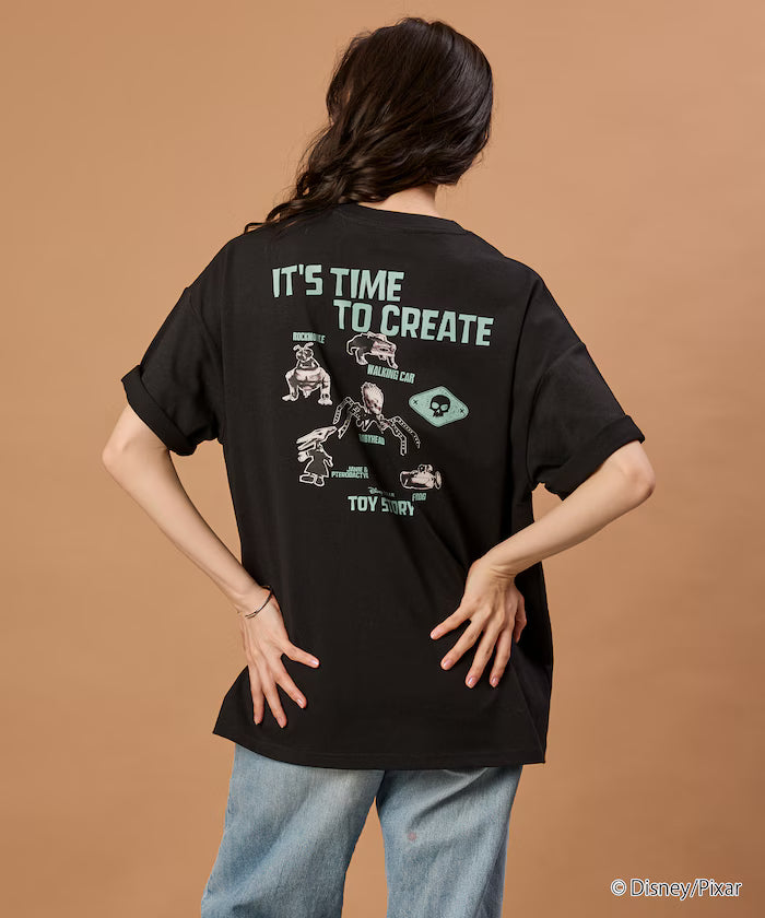 [TOY STORY] Exclusive Character Print Crew Neck T-Shirt Sid's Toy [Limited Edition]