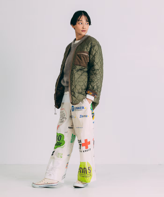 vintage European eco bag remake pants