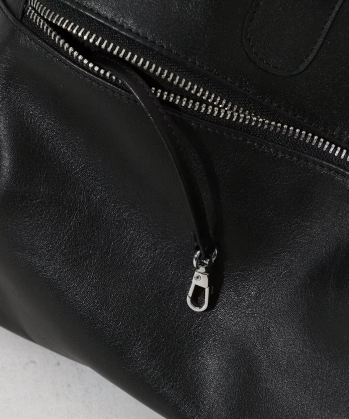 Big Leather Boston bag / Leather Boston Bag / Cowhide / Water-repellent Leather
