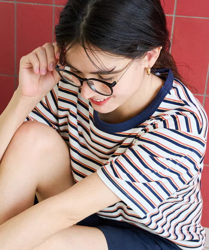 Color Frame Boston Fashion Glasses [Limited Edition]