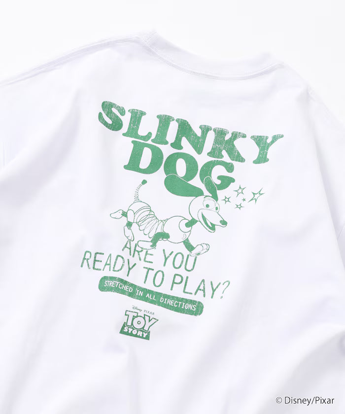 [TOY STORY] Exclusive Back Print Crew Neck T-Shirt / Slinky Dog [Limited Edition]
