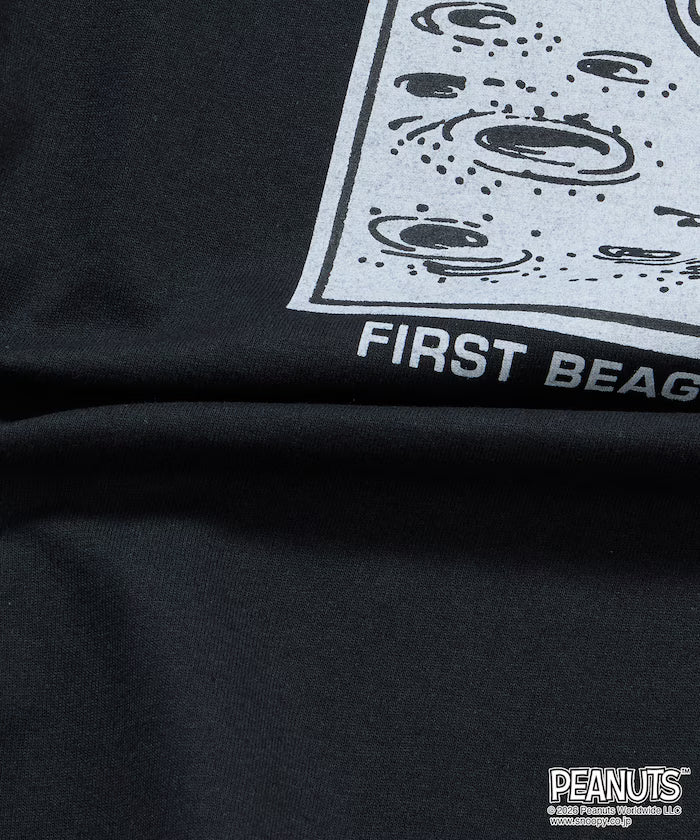 PEANUTS/Peanuts Exclusive Big Silhouette Back Print Crew Neck T-Shirt/ASTRONAUTS 【Limited Edition】