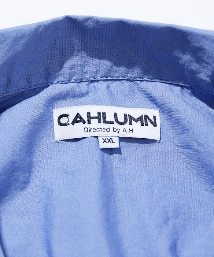 Magazine Pocket Chain Stitch Open Collar Shirt