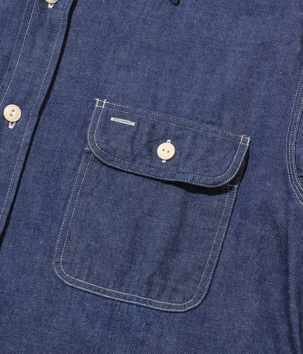 Blue Denim Work Shirt