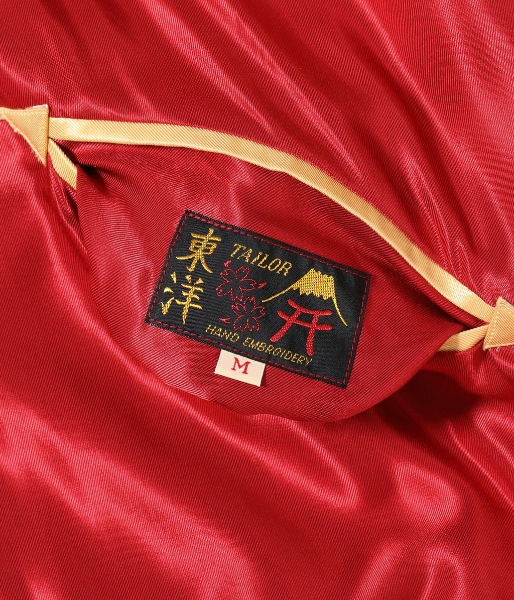 Mid 1950s Style Acetate Souvenir Jacket “EAGLE” × “BLUE TIGER”