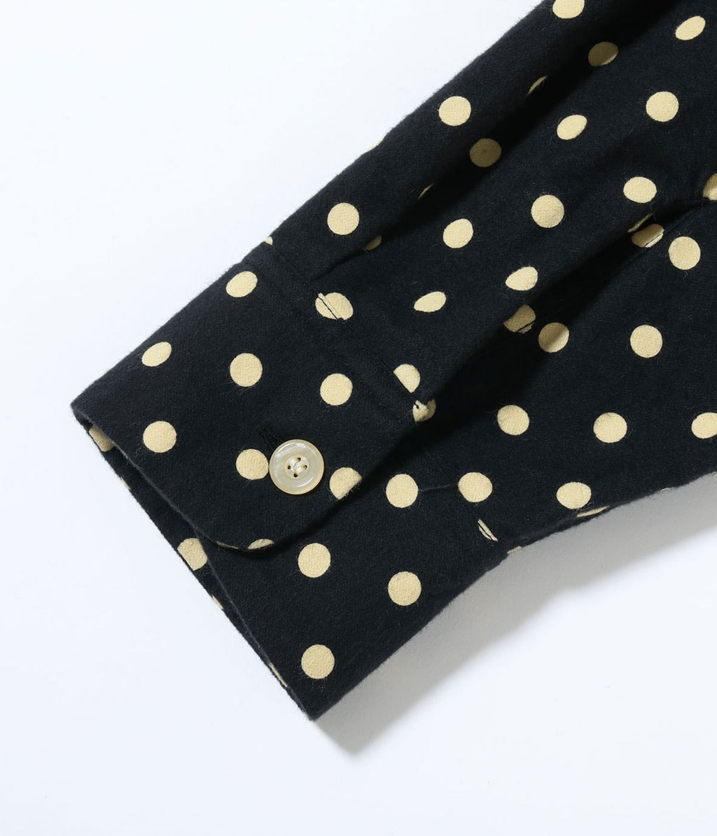 Early 1950s Style Flannel Sports Shirt “POLKA DOT”