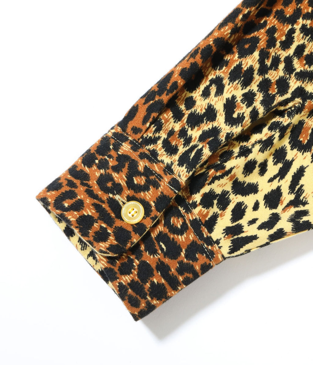 Mid 1950s Style Flannel Sports Shirt “LEOPARD”