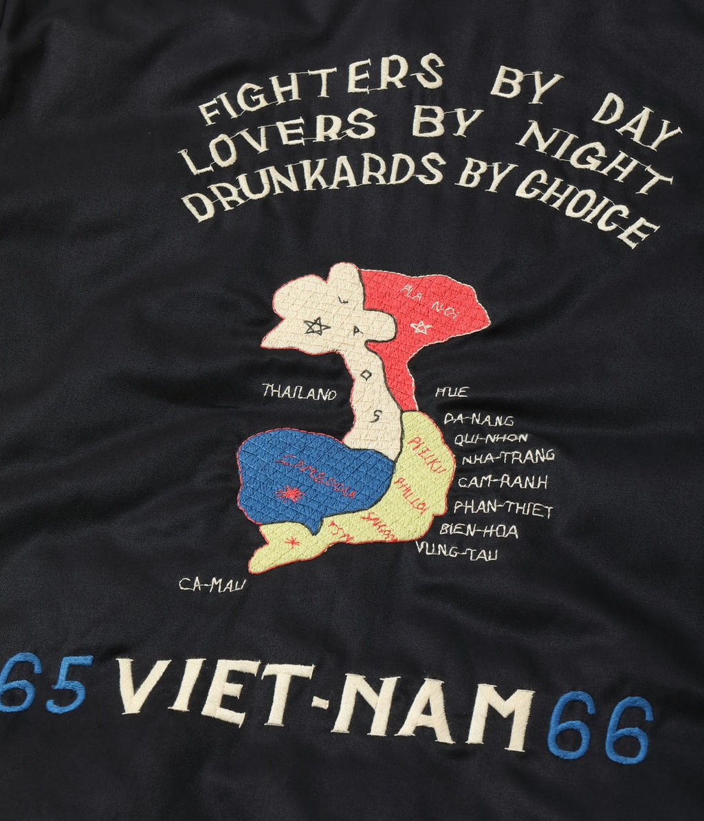 Mid 1960s Style Reversible Vietnam Jacket “VIET-NAM MAP” × “LANDSCAPE”