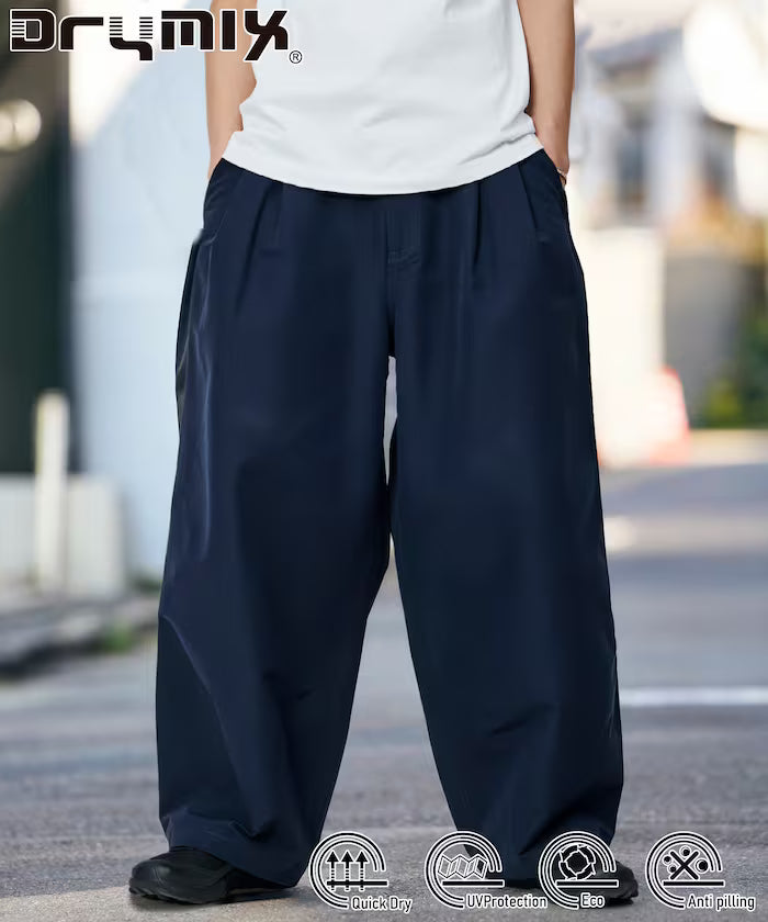 Limited Release Drymix(R) Dry Mix Wide Silhouette Tuck Curve Pants Quick Dry UV Cut