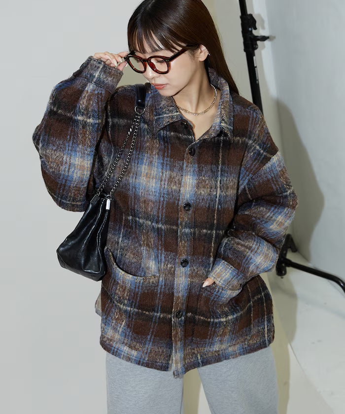 Shaggy Over Check Jacket [Limited Edition]
