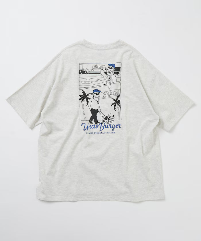 Limited Edition Uncle Holiday Big Silhouette Back Print Crew Neck T-Shirt