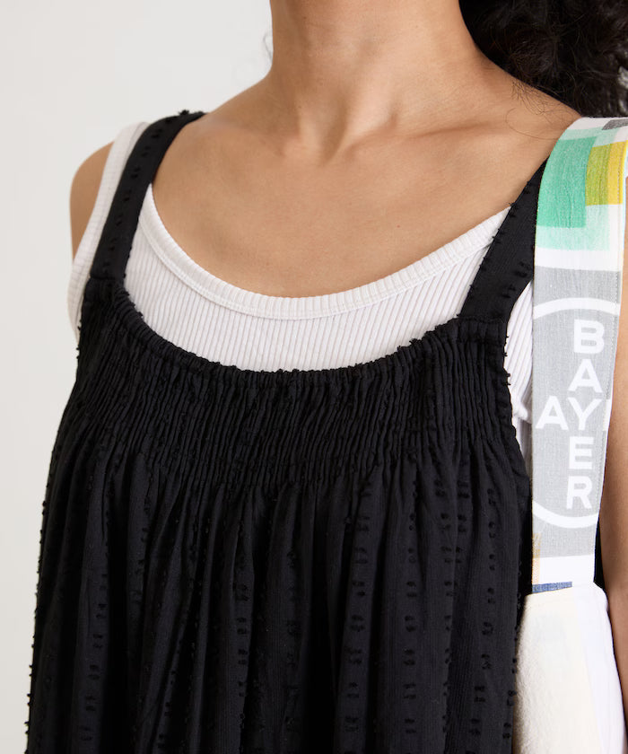 India Dobbie Tiered Frill Camisole Dress