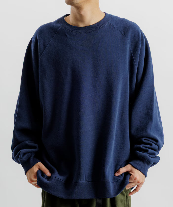 12oz Heavyweight Big Silhouette Raglan Sleeve Crew Neck Sweatshirt 【Limited Edition】