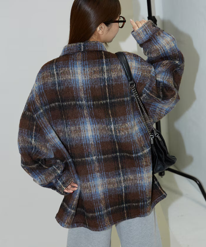 Shaggy Over Check Jacket [Limited Edition]