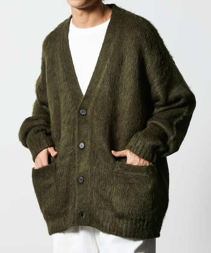 Relax Fit Shaggy Knit Loose Cardigan 【Limited Edition】