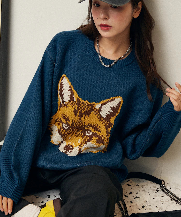 Animal Jacquard Big Knit Limited Edition