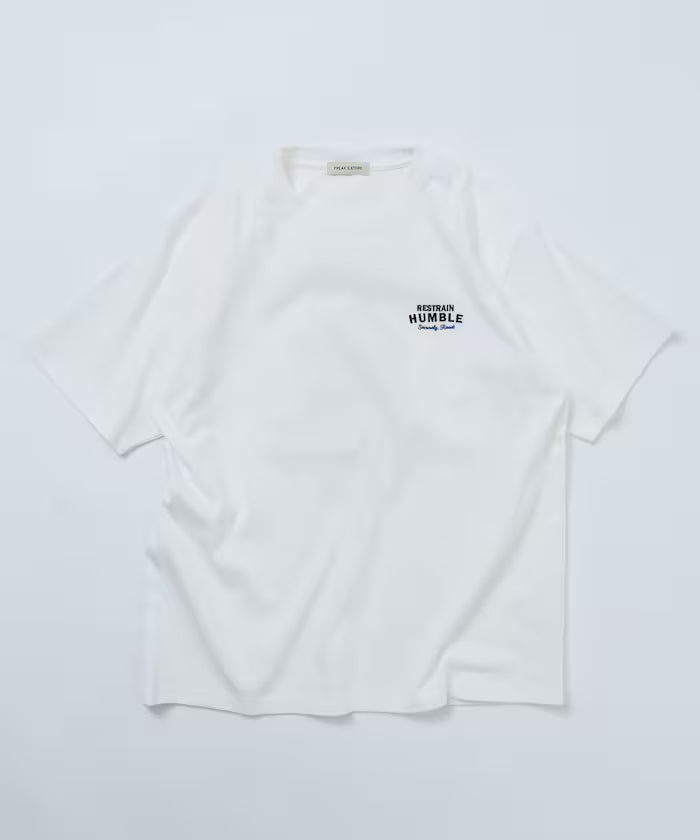 Big Silhouette Design Back Embroidery Crew Neck T-Shirt / TIGER 【Limited Edition】