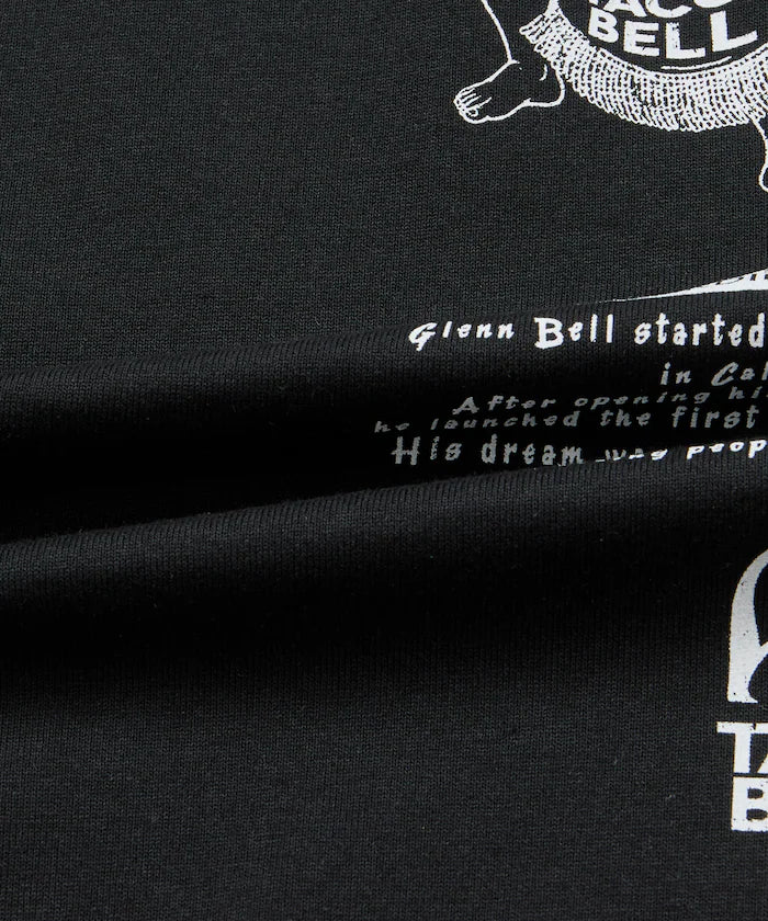 Limited Edition TACOBELL×FREAK'S STORE Exclusive Big Silhouette Back Print Crew Neck T-Shirt