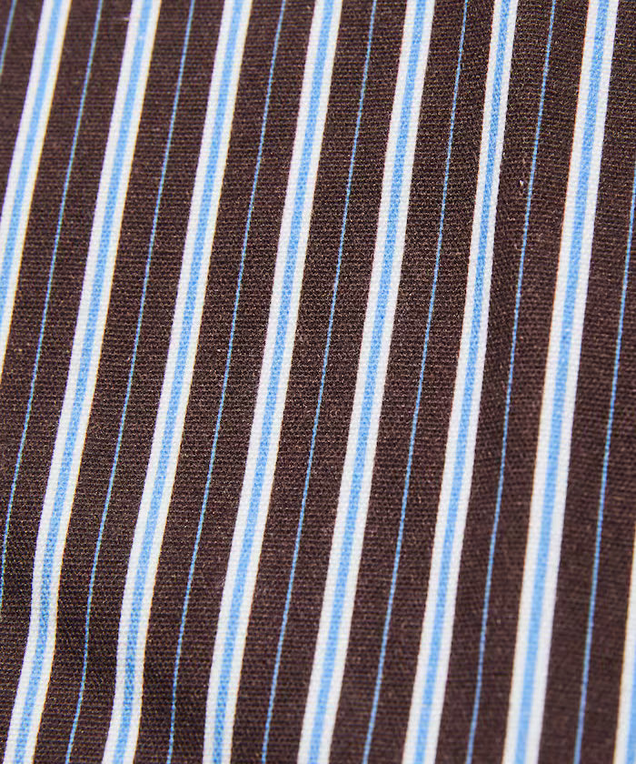 Stripe Print Canvas Market Bag