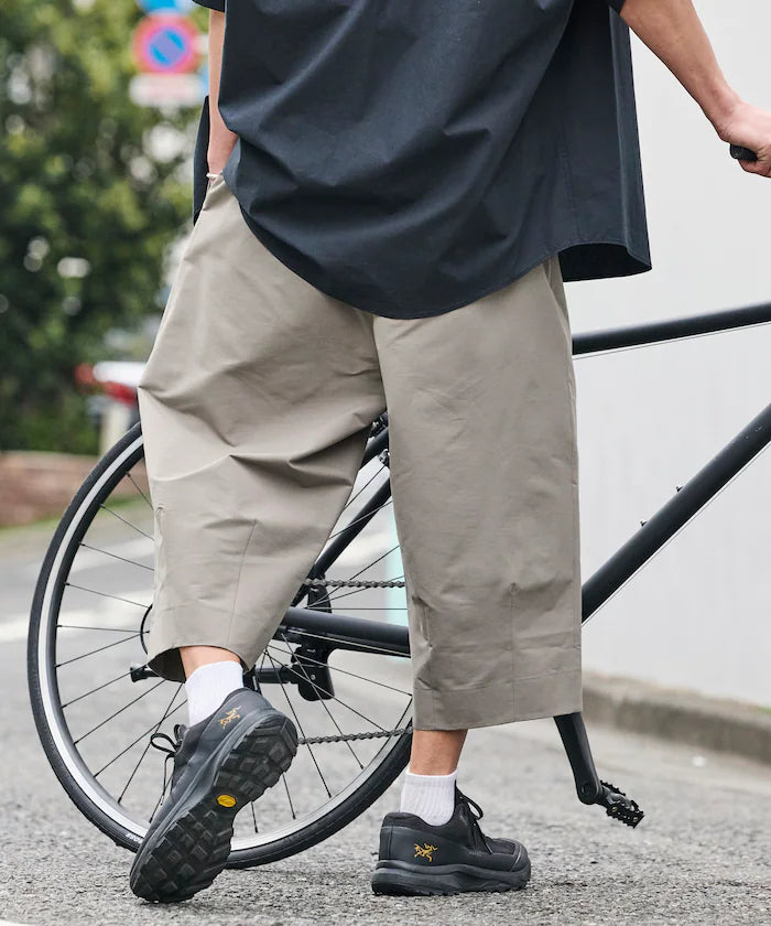 Limited Release Drymix(R) Dry Mix Wide Silhouette Tuck Three Quarter Pants Quick Dry UV Cut