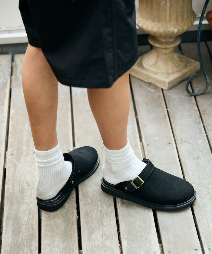 Limited Edition Leatherette SW 2way Clog Sandals with Backstrap