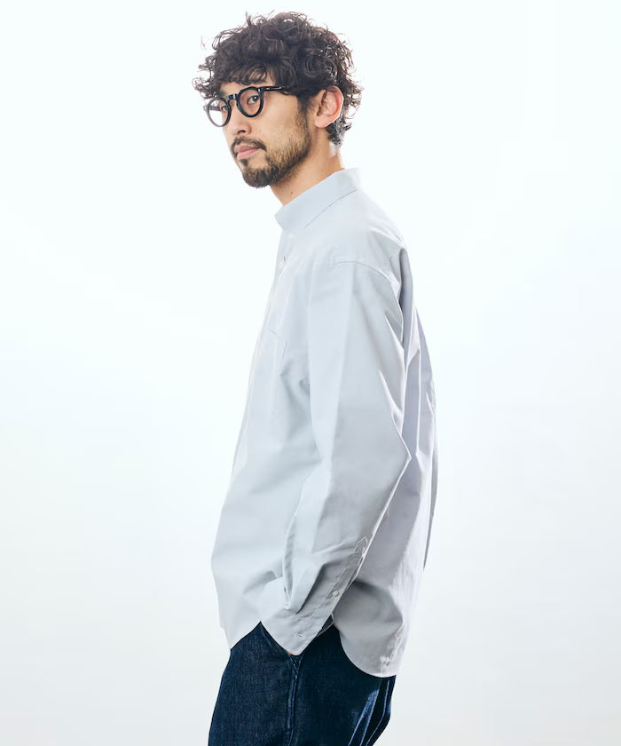 AIRDRY HIGH TECHYARN High-performance Material Oxford Button-down Shirt Long Sleeve