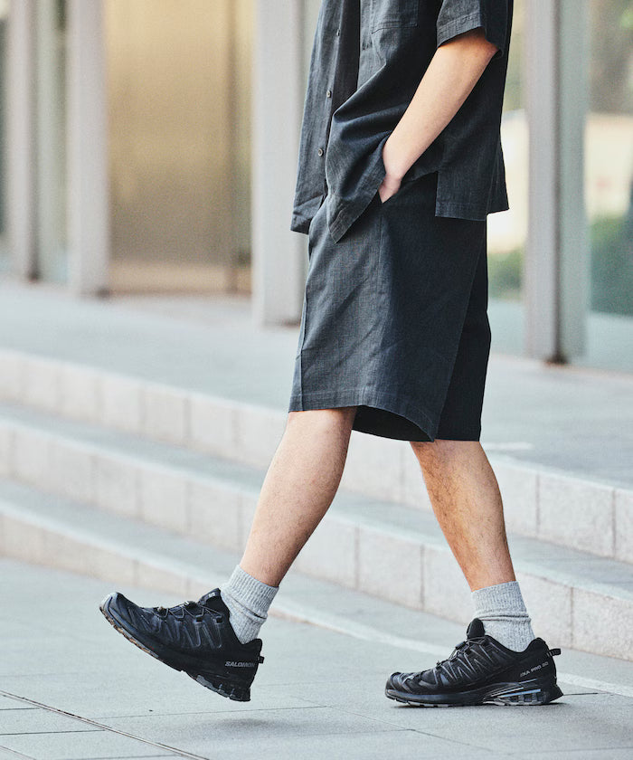 LINEN COTTON EASY SHORT PANTS