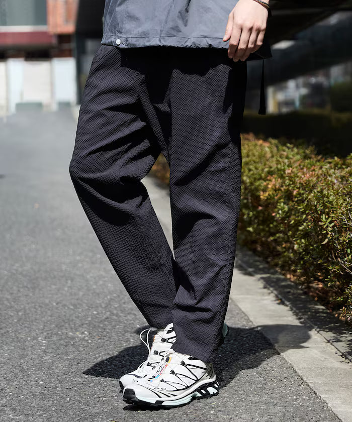 AiRide/Air Ride Slim Tapered Silhouette Sheer Seersucker Packable Easy Pants/Quick-Dry/UV Cut [Limited Edition]