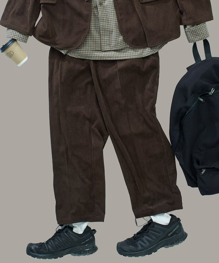 Relax Fit Corduroy Setup / Tailored Jacket / Wide Pants 【Limited Edition】