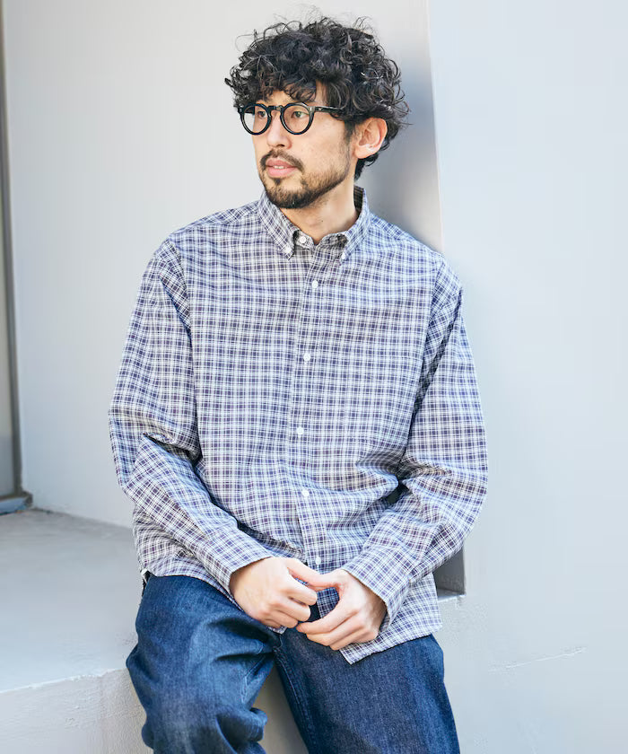 AIRDRY HIGH TECHYARN High-performance Material Oxford Button-down Shirt Long Sleeve