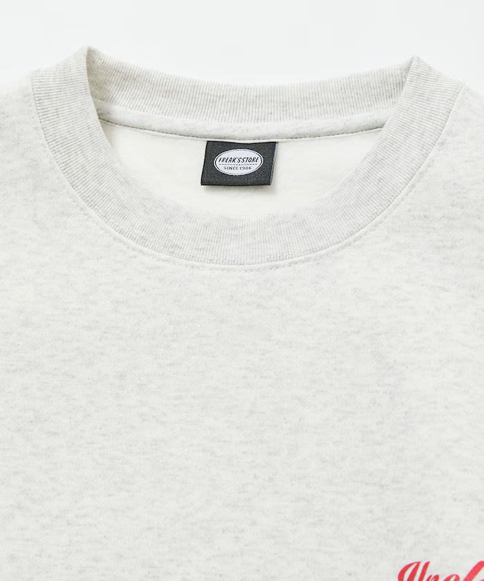 Big Silhouette Back Print Crew Neck Sweat / Uncle Burger [Limited Edition]