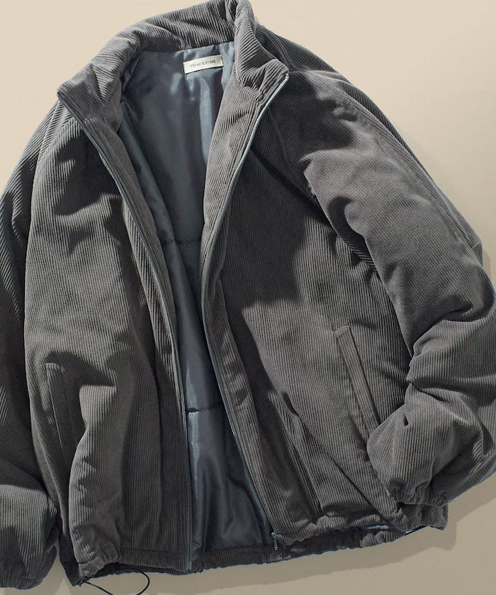 Relaxed Fit Corduroy Mid Padding Stand Blouson [Limited Edition]